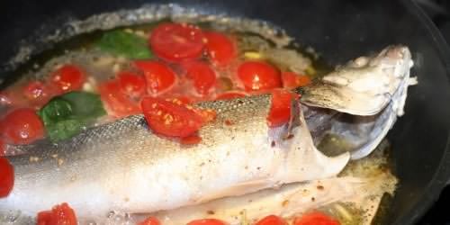 Spigola all'acqua pazza