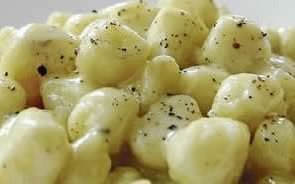 Gnocchi gorgonzola e speck