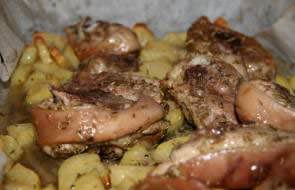 Ricetta maialino al forno con patate