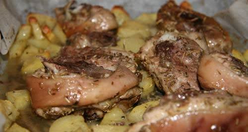 Ricetta maialino al forno con patate