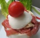 Cestini di mozzarella
