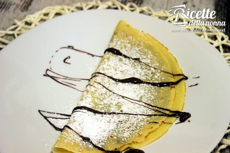 Crepes ricetta per quattro persone