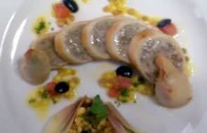 Ricetta calamari ripieni al carciofo in salsa di fregola