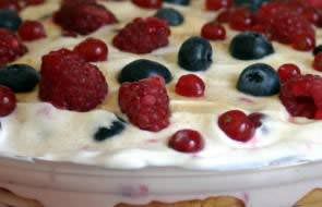 Ricetta pan di spagna ricotta e frutti di bosco