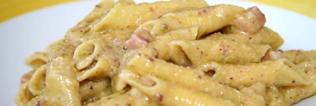 Garganelli al pistacchio