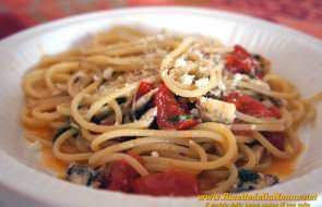 Pasta alici e pecorino