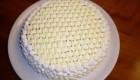 Torta bianca con crema pasticcera e crema al burro