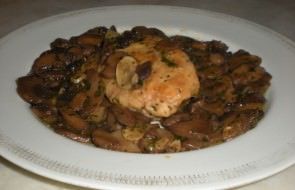 Petto di pollo al Marsala con funghi