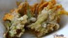 Fiori di zucca ripieni e croccanti