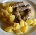 Salsiccia luganega alle patate