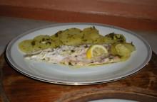 Branzino al forno con patate