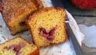 Plum cakes con arancia e melograna
