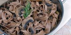 tagliatelle di castagne ai porcini