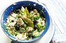 Cous cous con pollo al limone e verdure di stagione