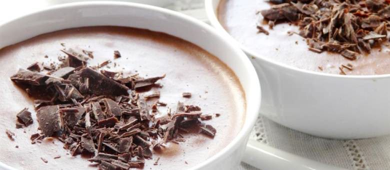 Mousse al cioccolato e caffè
