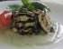Tortino di melanzane, gamberi e zucchine in fiore