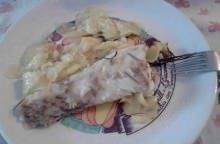 Pesce persico al forno con patate