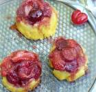 Merendine con fragole e ciliegie