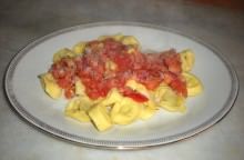 Ravioli al sugo all’Amatriciana