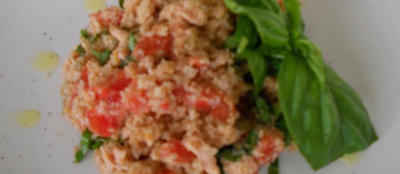 Panzanella con tonno e capperi