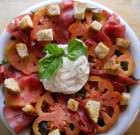 Insalata di bresaola e ricotta di bufala