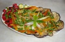 Insalata di verdure grigliate miste