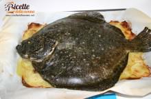 Rombo al forno con le patate
