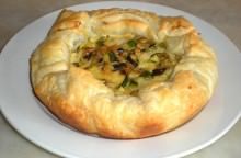 Torta salata con verdure grigliate