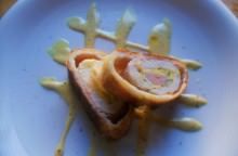 Strudel di pollo affumicato