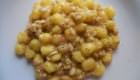Gnocchetti di patate con triglie e salsa di funghi