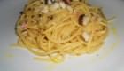 Spaghetti con triglie alla frantoiana