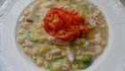 Minestra di finocchi e zucchine al profumo di mare