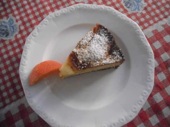 torta di pere e mandarini
