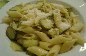 Mezze penne alle zucchine