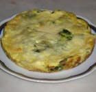 Sformato di coste e porri con mozzarella filante