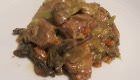 Stufato di manzo, carciofi e champignons
