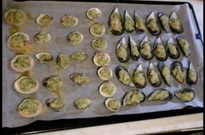 Misto frutti di mare in forno al gratin
