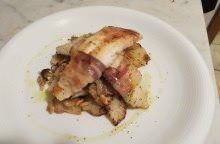 Rombo in porchetta con patate e finocchi rosticciati