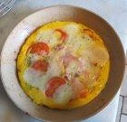 Frittata delicata con pomodori ed Emmental