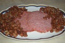 Bistecche di “Tastasale” con fagioli borlotti