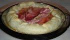 Quiche prosciutto cotto, porri, provola e piselli