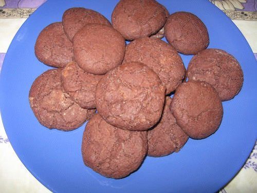 Biscotti al cioccolato fondente senza burro