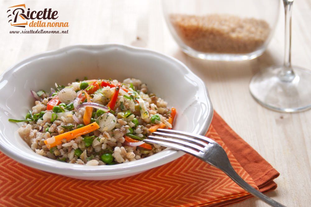 Orzo e farro con verdure Ricette della Nonna