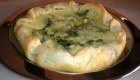 Torta salata con erbette e fagioli