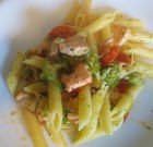Penne al salmone e nasello