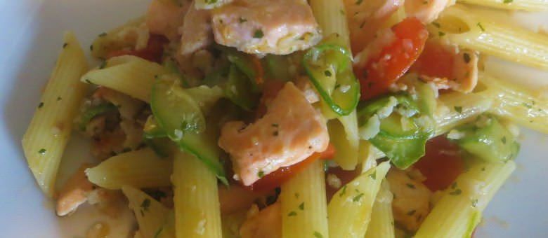 Penne al salmone e nasello