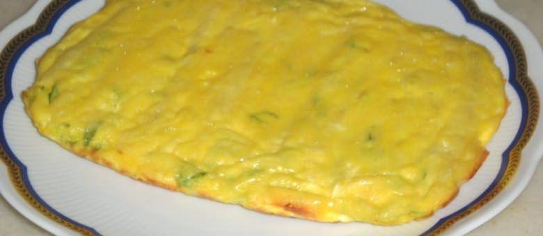 Sformato light di asparagi bianchi e rucola