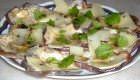 Carpaccio light di melanzane con menta