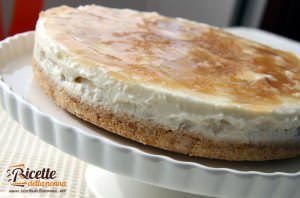 Cheesecake ricotta e pere