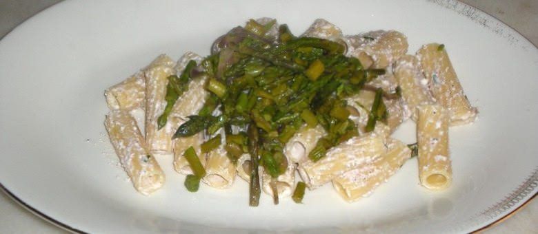 Elicoidali con Asparagina e panna